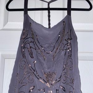 Sequin tank top
